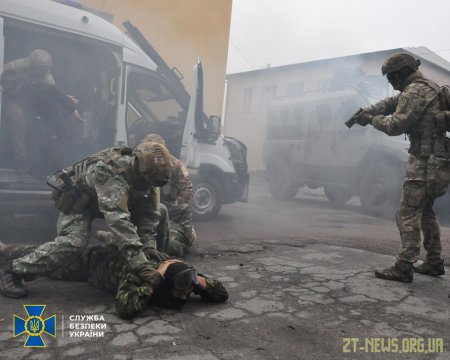 У Житомирі СБУ провела антитерористичне навчання на базі установи виконання покарань