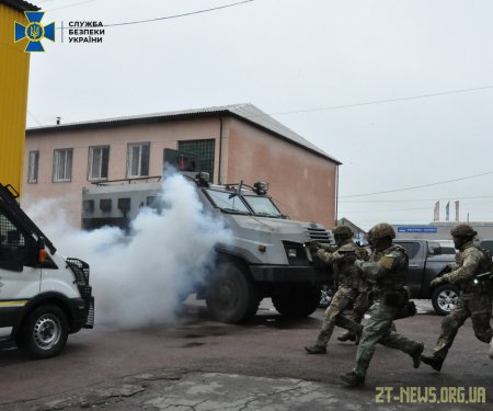 У Житомирі СБУ провела антитерористичне навчання на базі установи виконання покарань