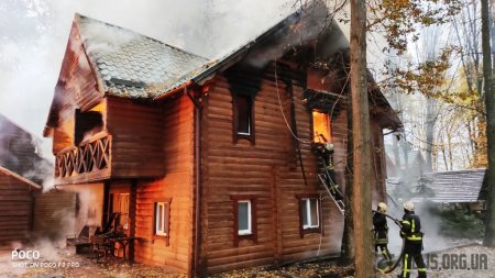 Поблизу Житомира горів дерев'яний готель-ресторан