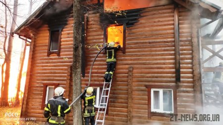 Поблизу Житомира горів дерев'яний готель-ресторан