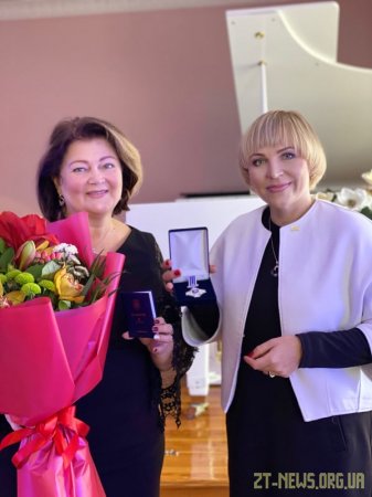 Директорку музичної школи імені Ріхтера нагородили відзнакою «За заслуги перед містом Житомиром» III ступеня