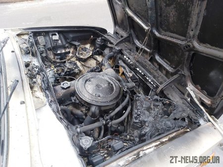 На Житомирщині посеред дороги загорівся ВАЗ