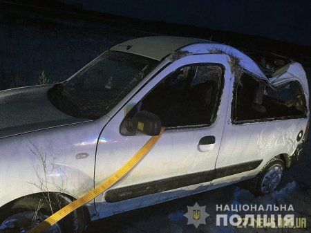 На Житомирщині перекинувся легковик, двоє дорослих та дитина у лікарні