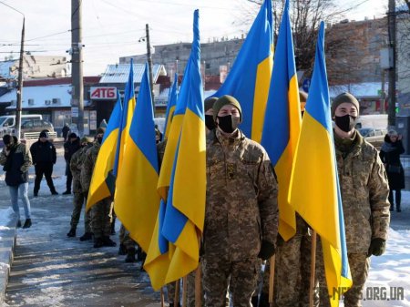 У День Соборності України в Житомирі вшанували пам’ять відомих українських діячів