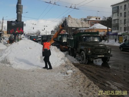 У Житомирі перекриватимуть окремі вулиці, аби прибрати від снігу