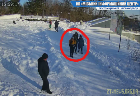 Троє підлітків розмалювали в житомирському парку альтанку