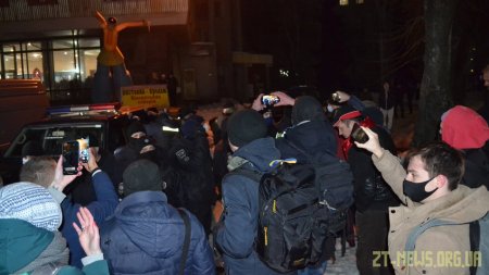 У Житомирі під час акції на підтримку Стерненка сталися сутички з поліцією