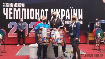 Четверо спортсменів Житомирщини вибороли 6 медалей на чемпіонаті України з пауерліфтингу