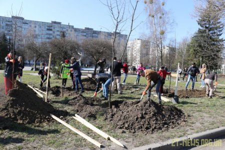 У Житомирі висадили 1000 нових дерев за день
