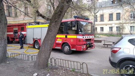 У центрі Житомира горіла прибудова до кафе