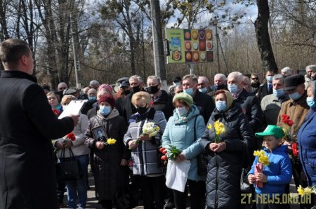У Житомирі вшанували пам'ять загиблих ліквідаторів аварії на Чорнобильській АЕС