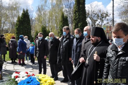 У Житомирі вшанували пам'ять загиблих ліквідаторів аварії на Чорнобильській АЕС