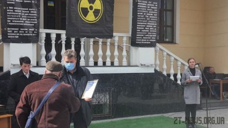 У Житомирі вшанували пам'ять загиблих ліквідаторів аварії на Чорнобильській АЕС