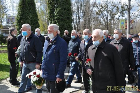 У Житомирі вшанували пам'ять загиблих ліквідаторів аварії на Чорнобильській АЕС