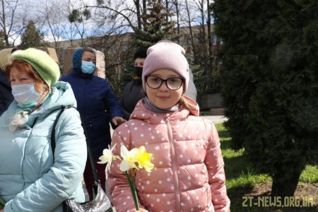 У Житомирі вшанували пам'ять загиблих ліквідаторів аварії на Чорнобильській АЕС
