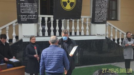 У Житомирі вшанували пам'ять загиблих ліквідаторів аварії на Чорнобильській АЕС
