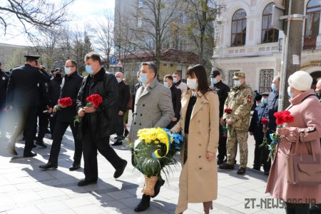 У Житомирі вшанували пам'ять загиблих ліквідаторів аварії на Чорнобильській АЕС