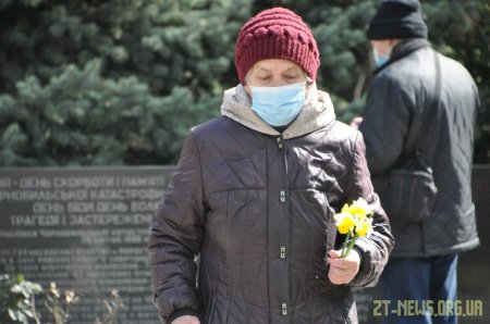 У Житомирі вшанували пам'ять загиблих ліквідаторів аварії на Чорнобильській АЕС