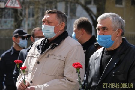 У Житомирі вшанували пам'ять загиблих ліквідаторів аварії на Чорнобильській АЕС