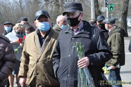 У Житомирі вшанували пам'ять загиблих ліквідаторів аварії на Чорнобильській АЕС
