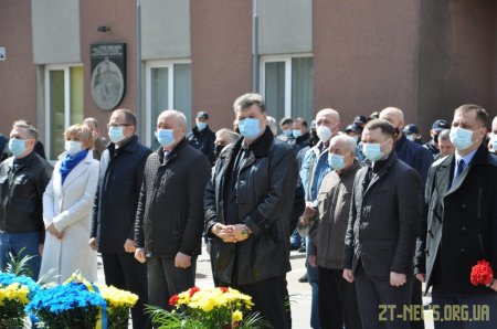 У Житомирі вшанували пам'ять загиблих ліквідаторів аварії на Чорнобильській АЕС
