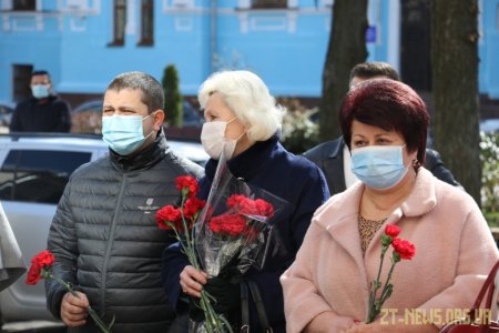 У Житомирі вшанували пам'ять загиблих ліквідаторів аварії на Чорнобильській АЕС