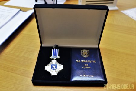 Волонтер Яков Прокопчук отримав відзнаку «За заслуги перед містом Житомиром III ступеня»