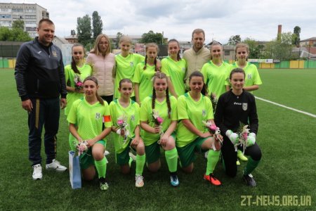 Житомирська дівоча команда з футболу дебютувала у Чемпіонаті України