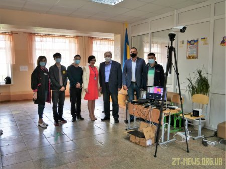 У житомирській школі протестували інтелектуальну відеосистему скринінгу температури
