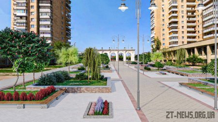 На території Мистецьких Воріт облаштують сучасний сквер