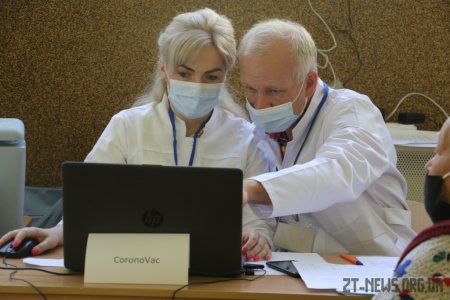 У Житомирі за пів дня щепили пів тисячі людей