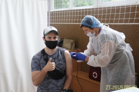 У Житомирі за пів дня щепили пів тисячі людей