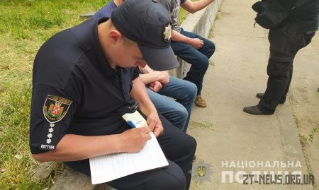 Упродовж вихідних у Житомирі правоохоронці відпрацьовували місця відпочинку громадян