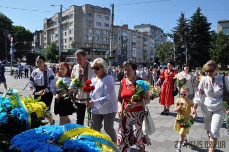25 річницю Конституції України відзначили у Житомирі