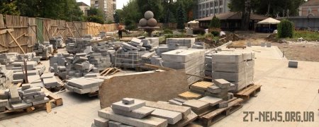 Реконструкція Нового бульвару у Житомирі затягується ще на два місяці