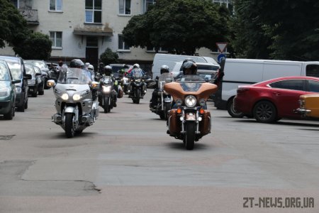 Учасники Мотопробігу єдності відвідали Житомир