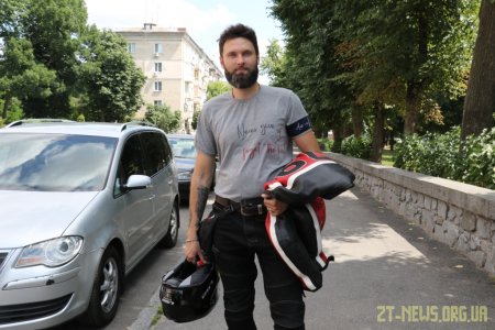 Учасники Мотопробігу єдності відвідали Житомир