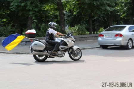 Учасники Мотопробігу єдності відвідали Житомир