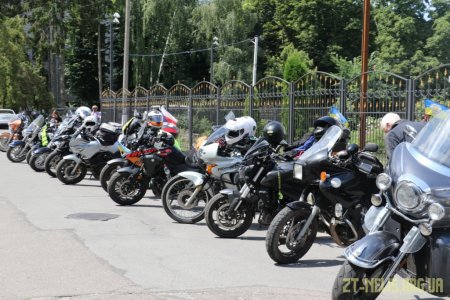 Учасники Мотопробігу єдності відвідали Житомир