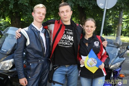 Учасники Мотопробігу єдності відвідали Житомир