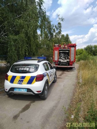 На Житомирщині поліцейські охорони запобігли пожежі у дитсадку