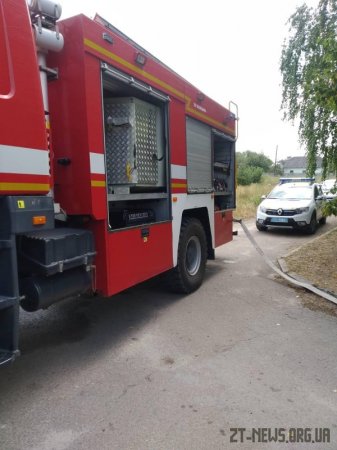 На Житомирщині поліцейські охорони запобігли пожежі у дитсадку