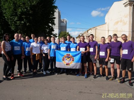 Напередодні Дня пам’яті захисників України у Житомирі відбувся патріотичний забіг