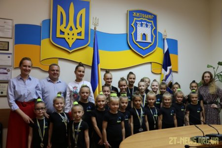 У міській раді відзначили юних гімнасток