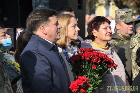 У Житомирі відкрили пам’ятний знак «Захисникам України у війні з російським агресором»