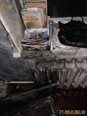 Внаслідок пожежі у житомирському гуртожитку двоє людей було госпіталізовано